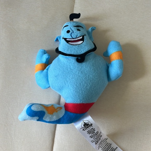 NWOT Disney Store VHS Aladdin Stuffy Plush - Picture 3 of 7